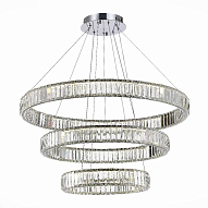 SL1622.103.03 Люстра подвесная ST-Luce Хром/Прозрачный LED 1*122W 4000K ТИВОЛИ 500_191_2958885